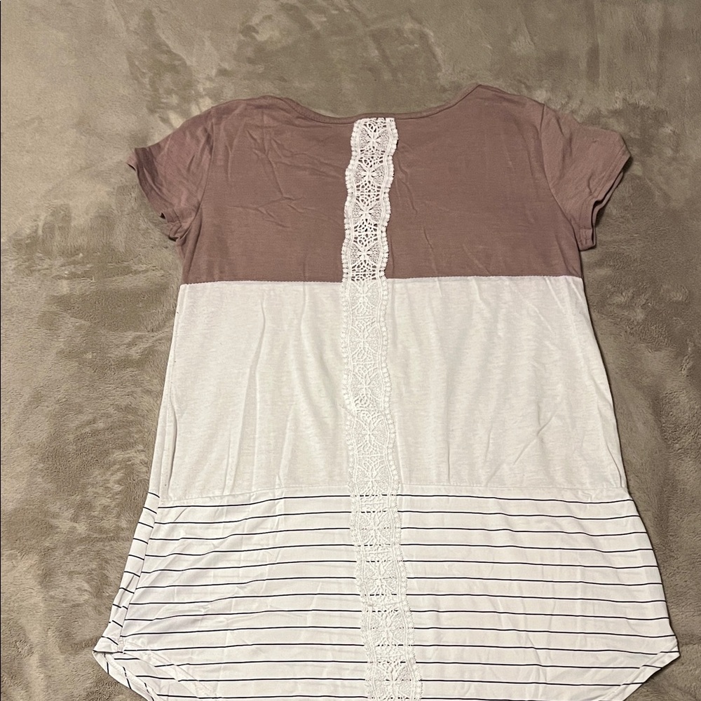 Color Block Women's Top - Picture 3 of 3
